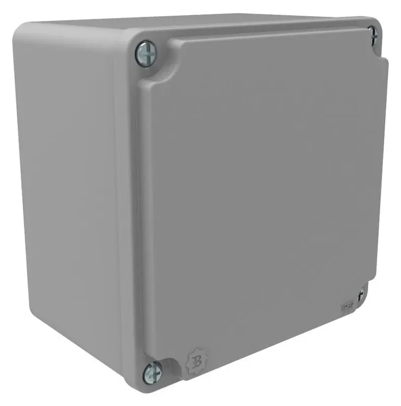 Aluminium Junction Box (130x130x90) – IP67, Aluminium Cover