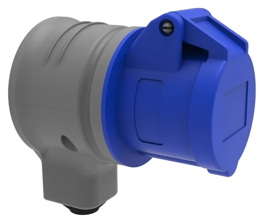 Розетка поворотная 16A 3P 220V – IP44, с розетками