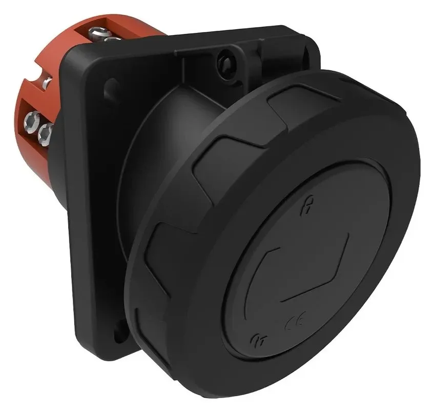 125A 5P IP67 CEE 45° Eğik Makine Prizi