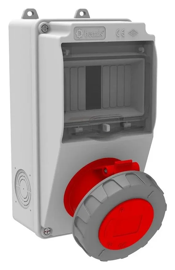 Комбинированный щиток розеток V5 – IP66, с розетками