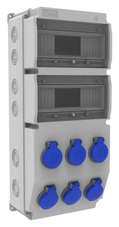 Steckdosenkombination V20 – IP44, mit Steckdosen