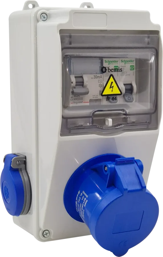 Otomatlı IP44 Kombinasyon – 32A 3P · 16A Yan