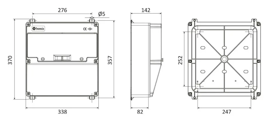 V17 Kombinasyon Kutusu – IP44, Prizli – 2