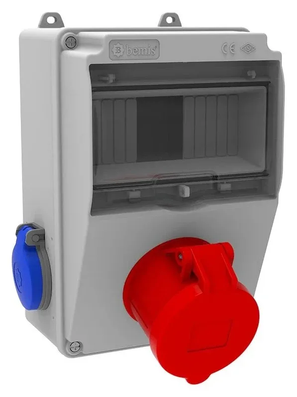Steckdosenkombination V7 – IP44, mit Steckdosen