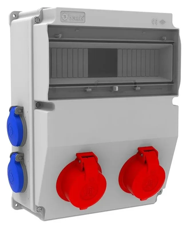 V12 Kombinasyon Kutusu – IP44, Prizli