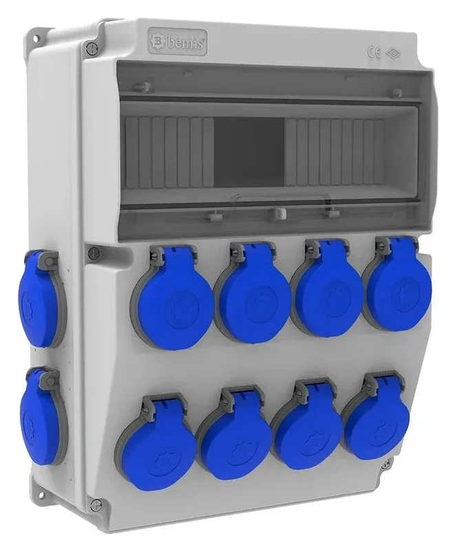 V12 Kombinasyon Kutusu – IP44, Prizli
