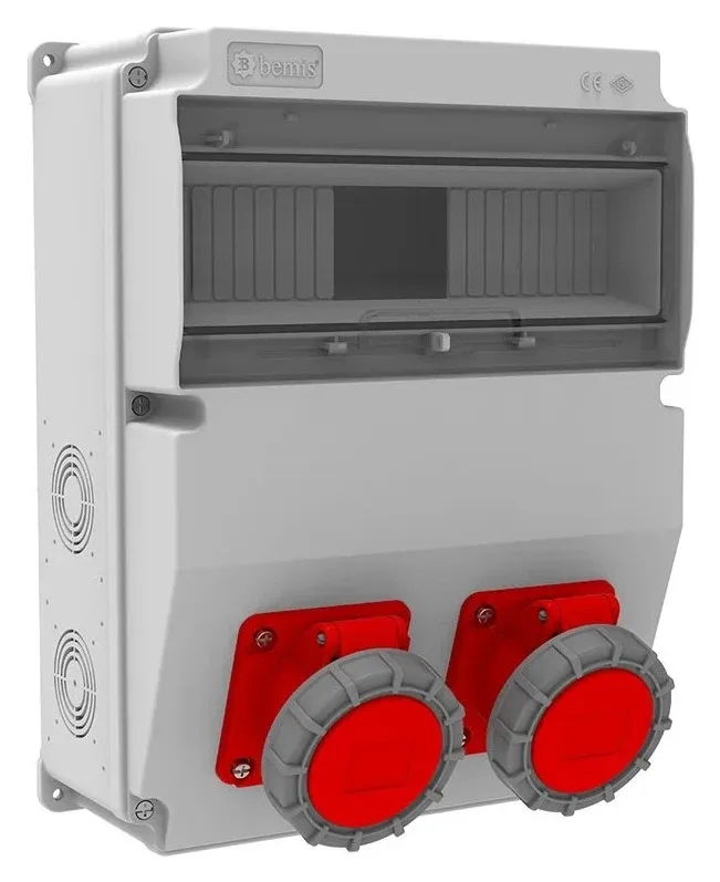 V12 Kombinasyon Kutusu – IP66, Prizli
