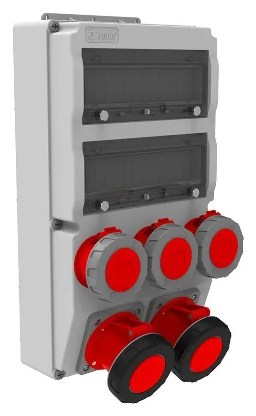 وحدة مقابس مجمعة V26 – IP66, مع مقابس