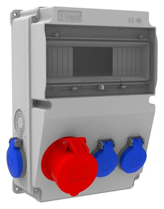 وحدة مقابس مجمعة V10 – IP44, مع مقابس