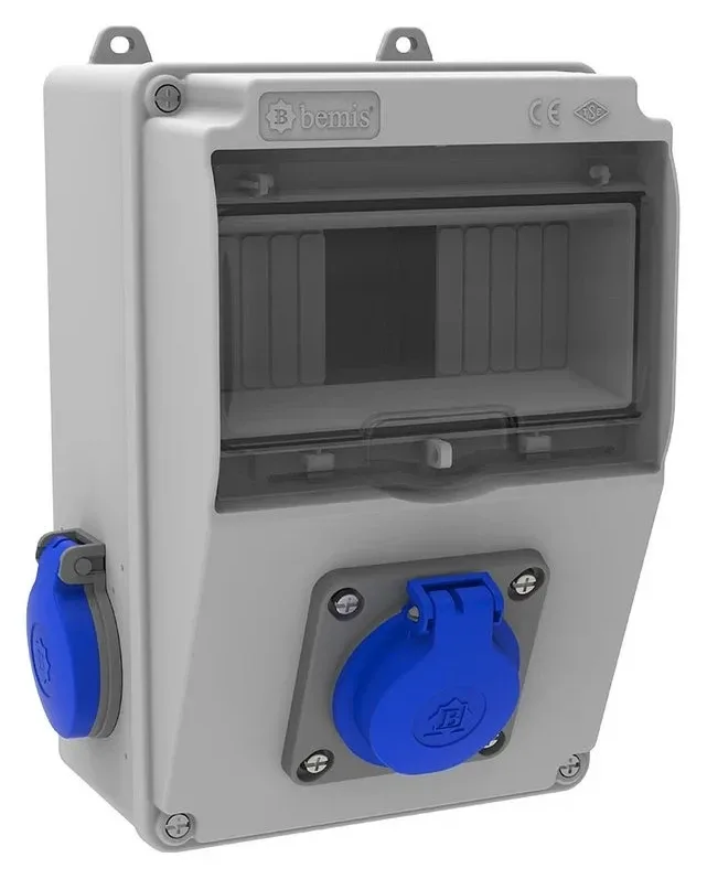 Cuadro combinado de tomas V7 – IP44, con tomas