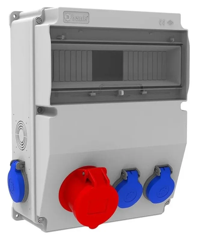 V12 Kombinasyon Kutusu – IP44, Prizli