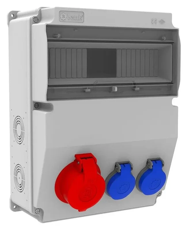 V12 Kombinasyon Kutusu – IP44, Prizli