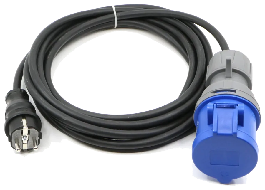 CEE-Verlängerungskabel 3×2,5 (16A → 32A 3P) – 5 m