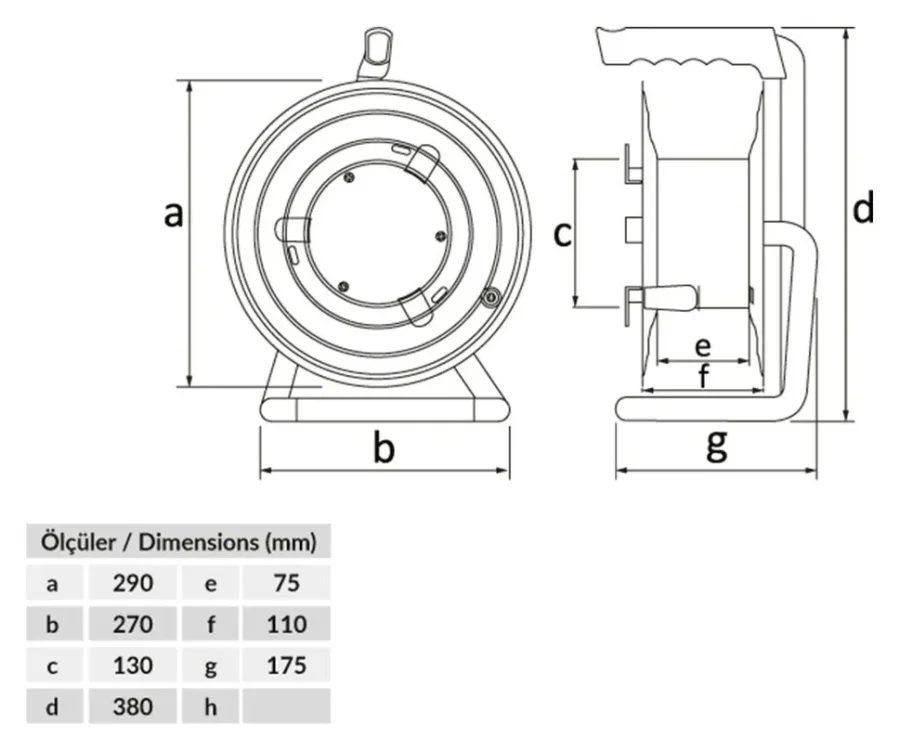Metal Makara – IP44, Prizli – 2