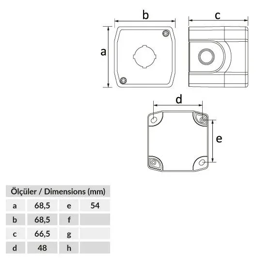 Acil Stop Buton Kutusu – IP67 – 2