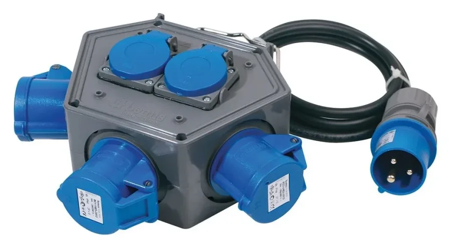Вилка Polybox с кабелем 16A 3P – IP44