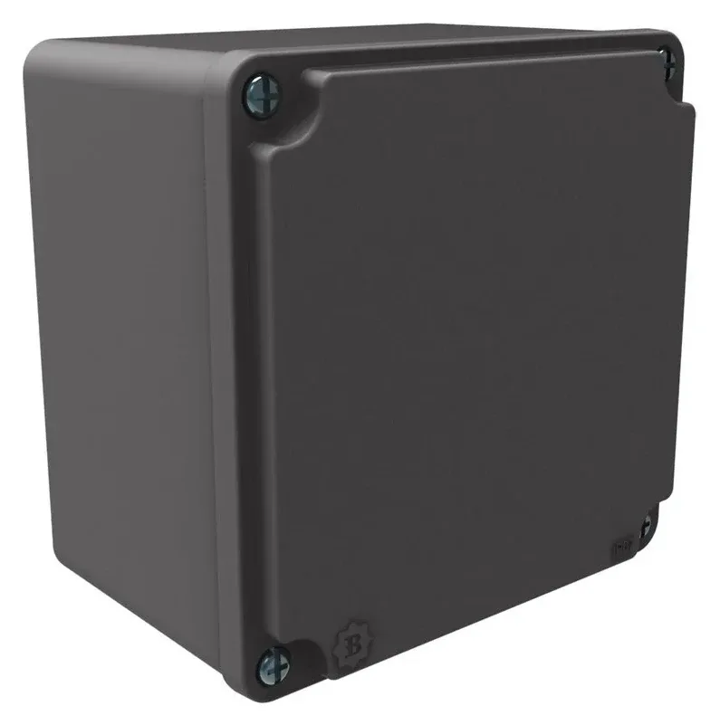 Caja de derivación antideflagrante de aluminio (130x130x90) – IP67, tapa de aluminio